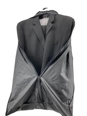Calvin Klein Black Striped Sports Coat Blazer & Pants Suit Set Men's
